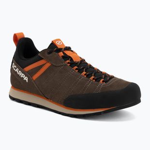Férfi túracipők SCARPA Crux 2 caribou/rust orange