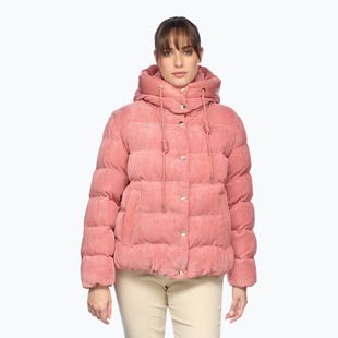 Női bélelt kabát Geox Loisia Parka dusty rose