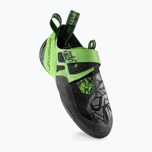 Férfi mászócipő La Sportiva Skwama Vegan black/flash green