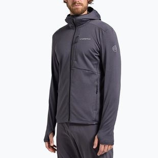 Férfi trekking kapucnis pulóver La Sportiva Chill Thermal Hoody onyx/chalk