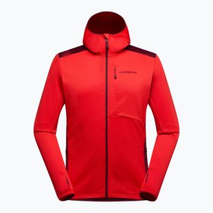 Férfi La Sportiva Chill Thermal Hoody mountain red / redwood trekking melegítő pulóver