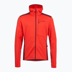 Férfi La Sportiva Chill Thermal Hoody mountain red / redwood trekking melegítő pulóver