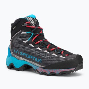 Női túracipő La Sportiva Aequilibrium Hike GTX carbon/malibu blue