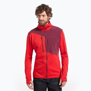 Férfi thermo pulóver La Sportiva Lucendro Thermal Hoody mountain red/redwood