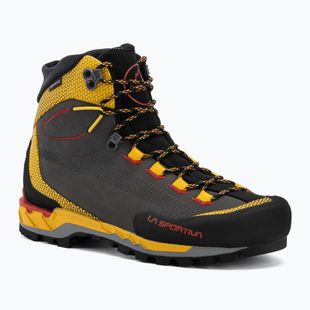 La Sportiva Trango Tech Leather férfi magashegyi bakancs GTX black/yellow