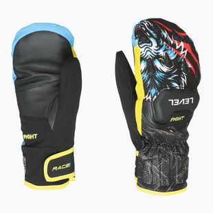 Síkesztyűk Level Race Replica Mitt black/yellow