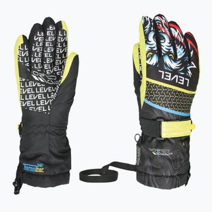 Gyerek snowboardkesztyűk Level Junior ninja black