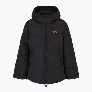 Női kabát EA7 Emporio Armani Train Logo Series Extra Padded Tape black