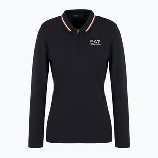 Női EA7 Emporio Armani Golf Pro Polo hosszú ujjú póló fekete