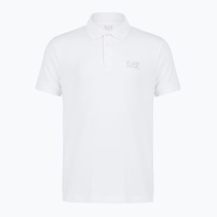 Férfi EA7 Emporio Armani Core Identity Polo ing fehér / ezüst logó