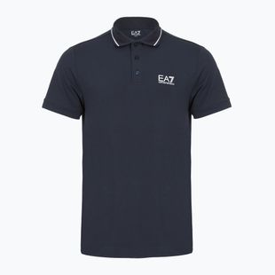 Férfi EA7 Emporio Armani Core Identity Piqué Polo póló armani kék