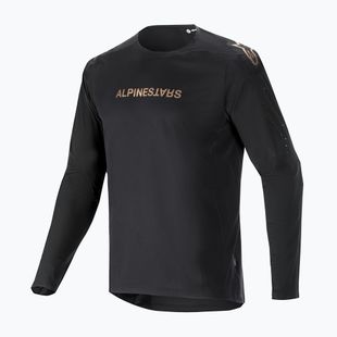Férfi Alpinestars A-Aria Polartec Switch kerékpáros hosszú ujjú fekete