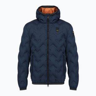 Férfi kabát Blauer USA Piery blue inside brown