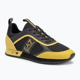 EA7 Emporio Armani Black & White Laces fekete/antik moha cipő