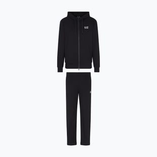 Férfi EA7 Emporio Armani Train Core Id T-Suit Hoodie Fz fekete
