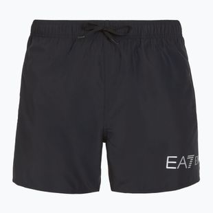 Férfi EA7 Emporio Armani Extended Logo Boxer fürdőruha fekete / ezüst