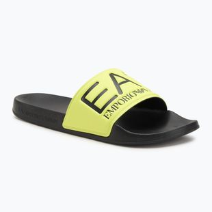 EA7 Emporio Armani vízi sportok láthatósági sárga flueo / fekete flip-flopok