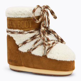 Női hótaposó Moon Boot Icon Low Shearling whisky/off white
