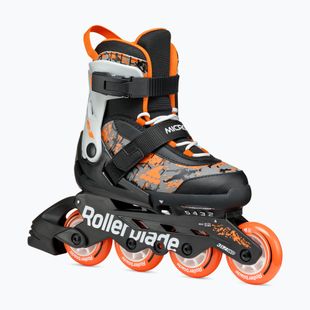 Rollerblade Microblade SL Jr gyermek görkorcsolya fekete/narancs