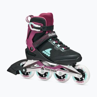 Női görkorcsolya Rollerblade Macroblade 84 W black/burgundy/ocean green