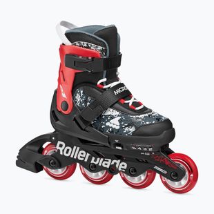 Gyerek görkorcsolya Rollerblade Microblade SL Jr black/red