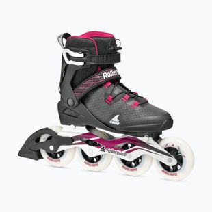 Női görkorcsolya Rollerblade Macroblade 90 W black/burgundy/ocean green