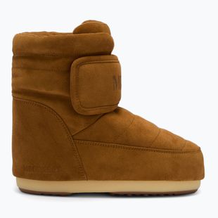 Női hótaposó Moon Boot Icon Strap Suede cognac