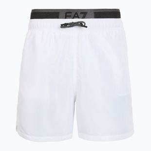 Férfi EA7 Emporio Armani Logo Tape Boxer úszónadrág fehér