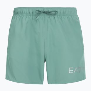 Férfi EA7 Emporio Armani Extended Logo Boxer fürdőnadrág ásványkék / ezüst