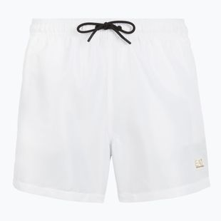 Férfi EA7 Emporio Armani Gold Label Boxer úszónadrág fehér