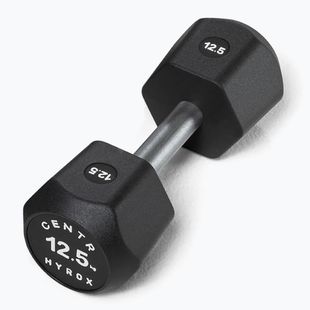 Súlyzó Centr Urethane Dumbbell Centr x Hyrox 12,5 kg black