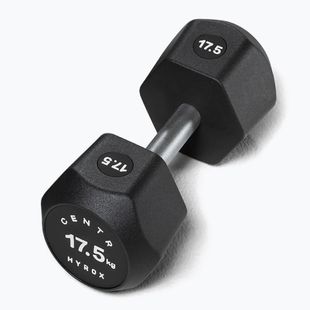 Súlyzó Centr Urethane Dumbbell Centr x Hyrox 17,5 kg black