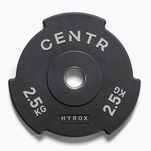 Bumper súly Centr Olimpijski Centr x Hyrox Interlocking Bumper Plate 2 pcs black