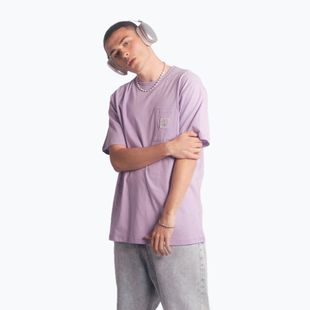 Férfi póló Kaotiko Pocket Flower Society mályva