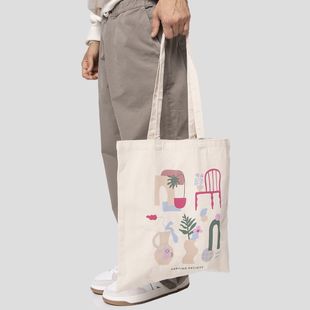 Női táska Kaotiko Marrakech elefántcsont