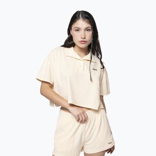 Női póló Kaotiko Törölköző csíkos sárga / fehér