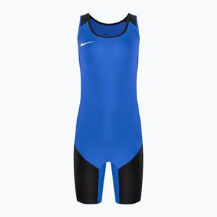 Férfi birkózómez Nike Weightlifting Singlet royal/black