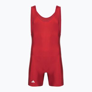 Férfi overál adidas 3 Stripe Singlet red/white