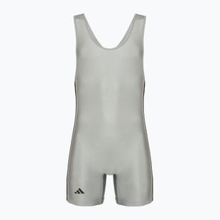 Férfi kezeslábas adidas 3 Stripe Singlet grey/black