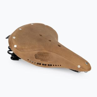 Kerékpár nyereg Brooks England B67 Softened dark tan