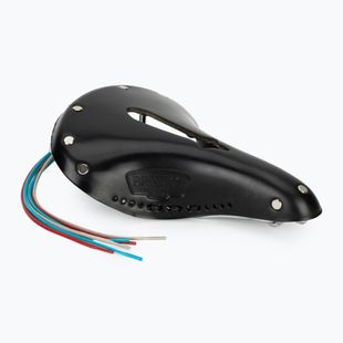 Kerékpár nyereg Brooks England B17 Carved Short black