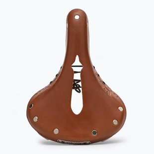 Kerékpár nyereg Brooks England B17 Carved Short honey