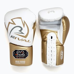 Rival RS100 Professional fehér/arany bokszkesztyű
