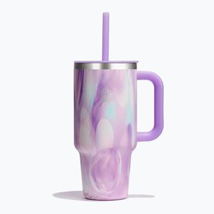 Hydro Flask Travel Tumbler Jelly termikus bögre 945 ml lila örvényléssel
