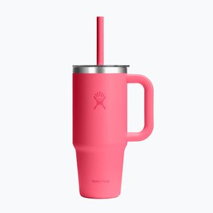 Bögre Hydro Flask Travel Tumbler Clear Lid 710 ml popstar pink