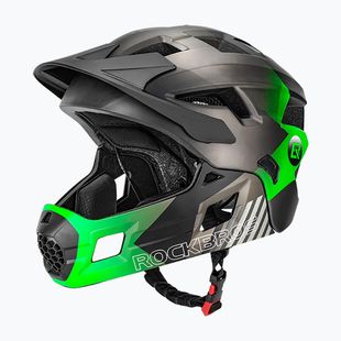 Gyerek kerékpáros sisak Rockbros 10110061003 Kids Helmet black/ti-green