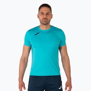 Férfi futópóló Joma Record II fluor türkiz