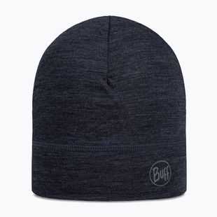 Téli sapka BUFF Lightweight Merino Wool solid night blue