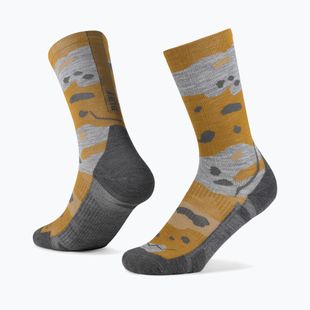 Zokni BUFF Merino Lightweight Crew LWC2 khaki