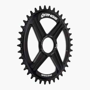 Rotor Q Gyűrűk Dm ovális lánckerék MTB 38T fekete